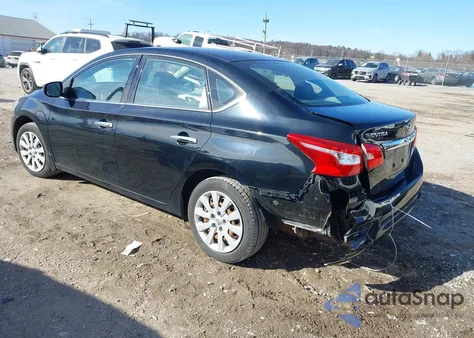 2017 Nissan Sentra S из США, поврежденный, VIN 3N1AB7AP8HY307715